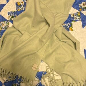 a new day Light Green Scarf